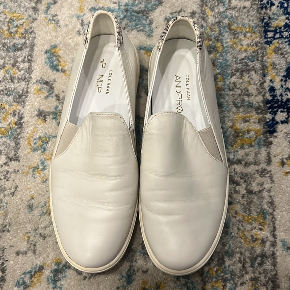 Cole Haan slip on leather shoe 9